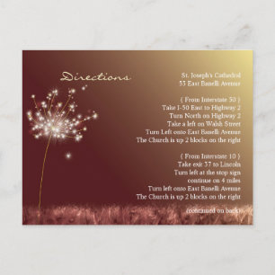 Carte Postale Mariage de automne Direction Logement