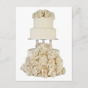 Carte Postale Mariage de base rose