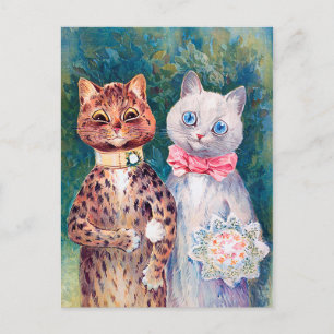 Carte Postale Mariage de chat, Mariage, Mariée, Mariée, Louis Wa