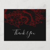 Mariage de coeur gothique rouge et noir