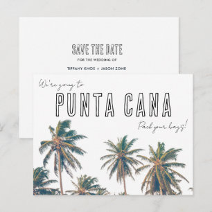 Carte Postale Mariage de destination à Punta Cana, Enregistrez l
