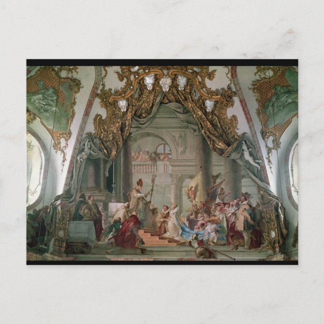 Carte Postale Mariage de Frederick I Barbarossa (Devant)