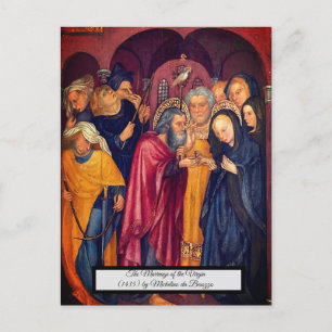 Carte Postale Mariage de la Vierge