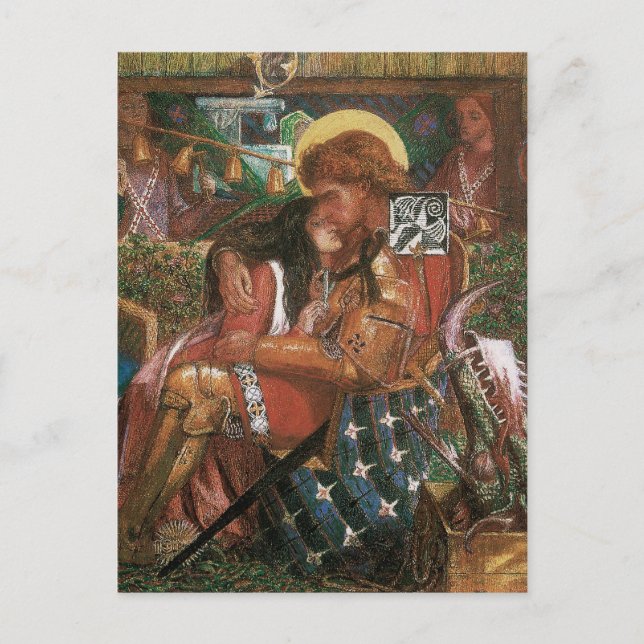 Carte Postale Mariage de St George, Princesse Sabra par Rossetti (Devant)
