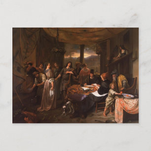 Carte Postale Mariage de Tobias et Sarah par Jan Steen