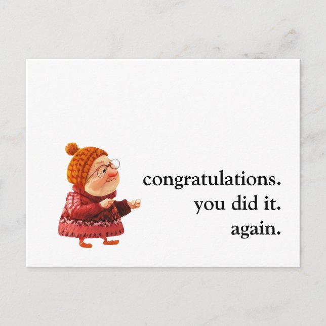 Carte Postale Mariage Divorce drôle attitude salutation (Devant)