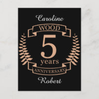 Mariage du bois 5 ans