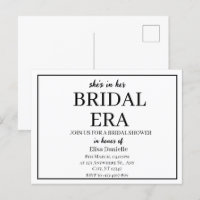 Mariage Ère Minimaliste Moderne Personnalisé Brida