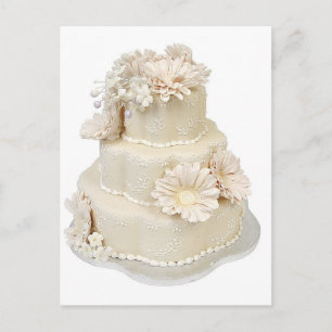 Carte Postale Mariage Floral Design