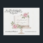 Carte Postale Mariage Gâteau drôle changement de date reporté<br><div class="desc">Les clients mariages se laisseront chicaner par ce message inspirant et drôle : "la vie est un morceau de gâteau mariage, il suffit d'attendre plus longtemps pour profiter du nôtre". Un mariage parfait repoussé ou retardé carte à envoyer à la famille et amis. Dispose d'un beau gâteau avec votre nom...</div>