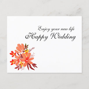 Carte Postale mariage heureux