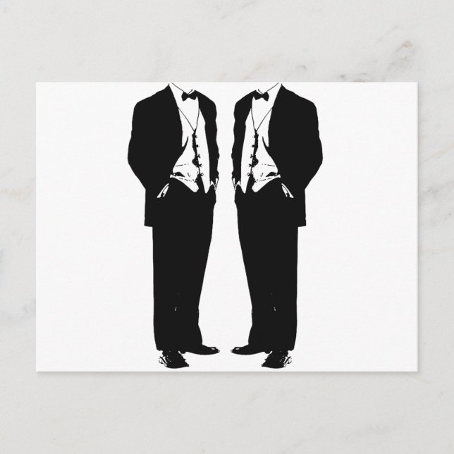 Carte Postale Mariage homosexuel (Devant)