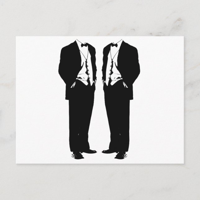 Carte Postale Mariage homosexuel (Devant)