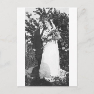 Carte Postale Mariage lesbien vers 1920