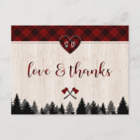 Mariage LumberJack et Jill Anniversaire Merci