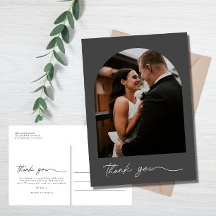 Carte postale Mariage photo Arch moderne
