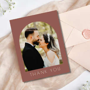 Carte postale Mariage photo Arch moderne