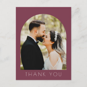 Carte postale Mariage photo Arch moderne