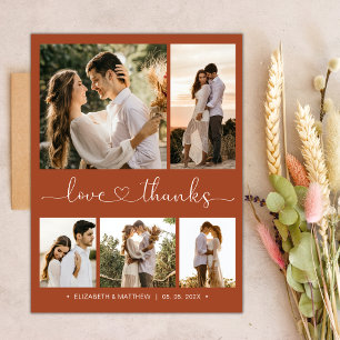 Carte postale Mariage photo de script budgétaire