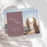 Mariage photo moderne prune violet Enregistrer la