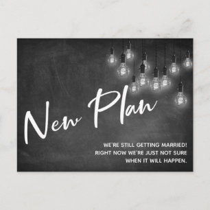 Carte Postale Mariage reporté Nouveau Plan Lumières Edison