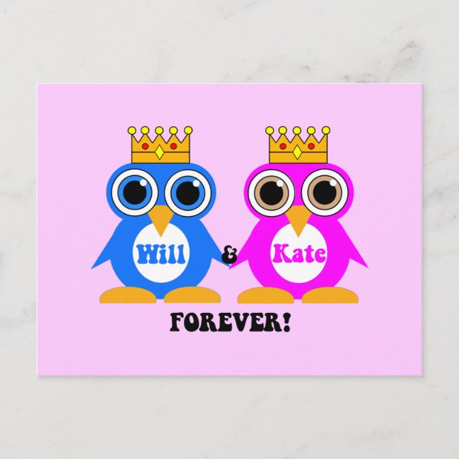 Carte Postale mariage royal (Devant)