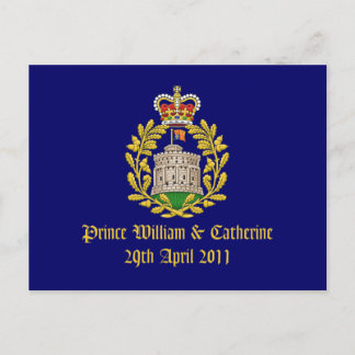 Carte Postale Mariage royal
