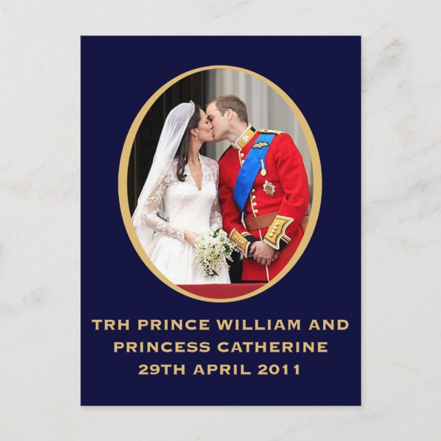 Carte Postale Mariage royal (Devant)