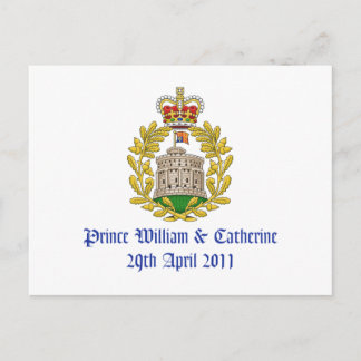 Carte Postale Mariage royal