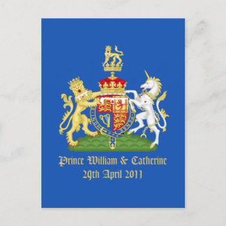 Carte Postale Mariage royal