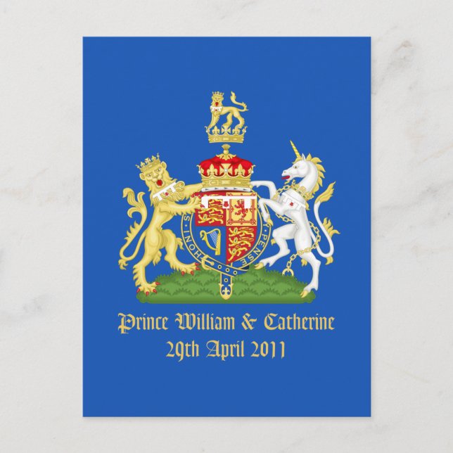 Carte Postale Mariage royal (Devant)