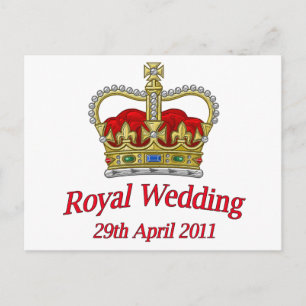 Carte Postale Mariage royal 29 avril 2011