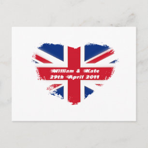 Carte Postale Mariage royal - Kate & William