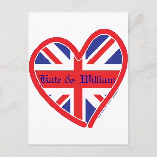 Carte Postale Mariage royal/Kate & William (Devant)
