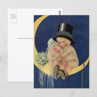 Mariage vintage, Mariée mignonne et Groom sur une 