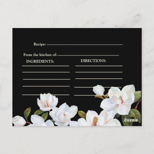 Carte Postale Mariage Vintage White Rose (Dos)