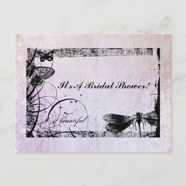 Carte Postale MariageBliss Invitation à la douche nuptiale (Devant)