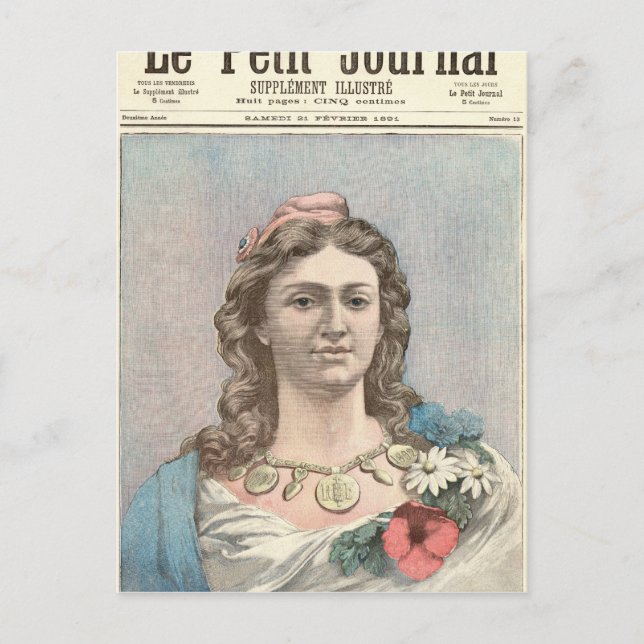 Carte Postale Marianne (Devant)