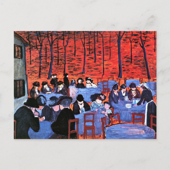 Carte Postale Marianne von Werefkin - Jardin de la bière (Devant)