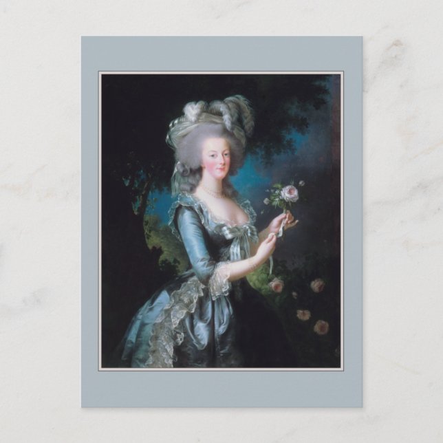Carte Postale Marie Antoinette Elisabeth Vigee-Lebrun Fine Art (Devant)
