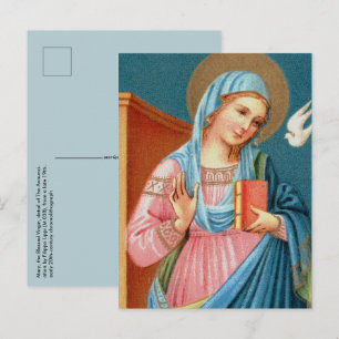 Carte Postale Marie, de l'Annonciation de F. Lippi (Détail; M 03