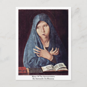 Carte Postale Marie De L'Annonciation Par Antonello Da Messina