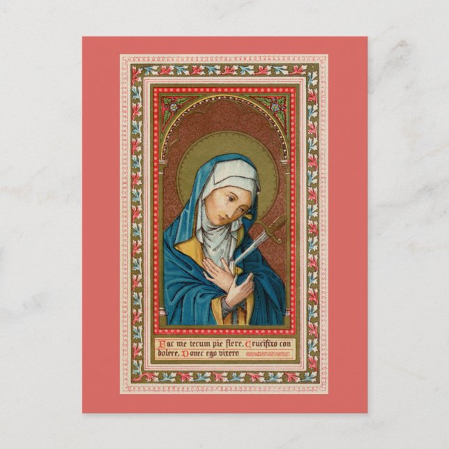 Carte Postale Marie en Mater Dolorosa (Mère des Douleurs) (SAU20 (Devant)