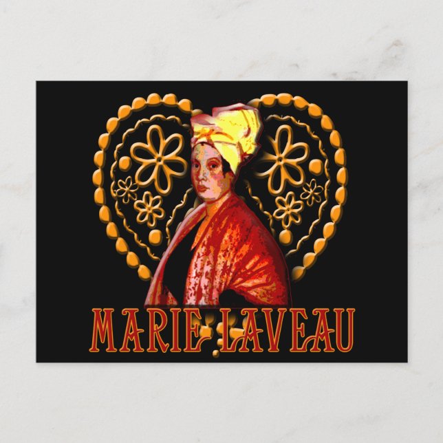 Carte Postale Marie Laveau Voodoo Haute Priestesse (Devant)