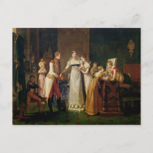 Carte Postale Marie-Louise Autriche Soumission d'adieu