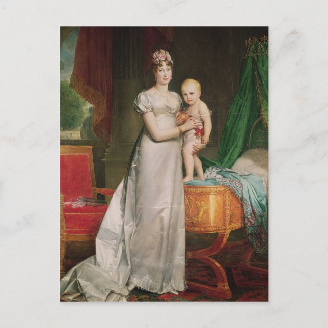 Carte Postale Marie Louise et roi de Rome (Devant)