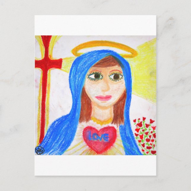 Carte Postale Marie, Mère de l'Amour (Devant)