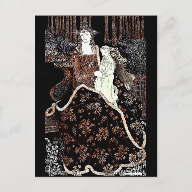 Carte Postale Marie tenant le bébé Jésus (Devant)