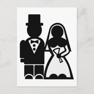 Carte Postale Mariée