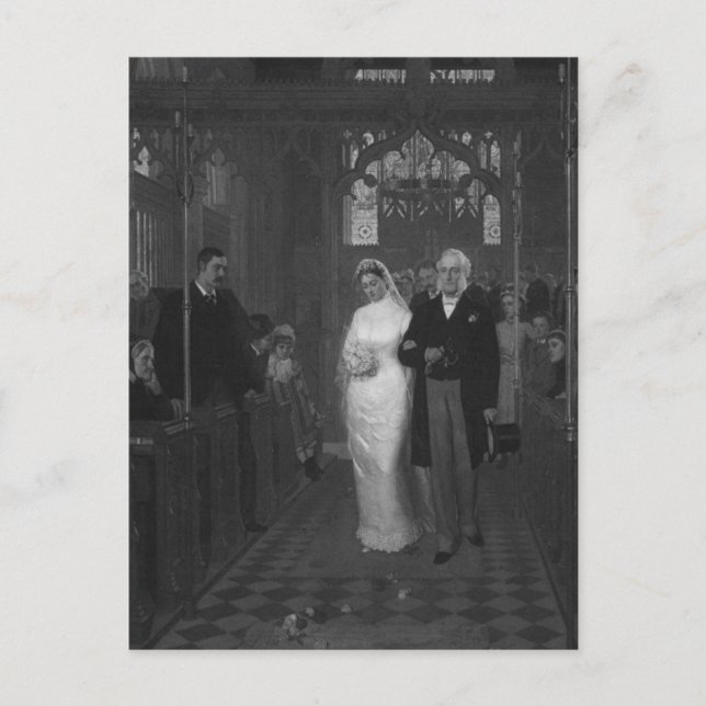 Carte Postale Mariée victorienne (Devant)